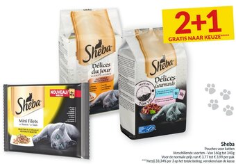 Intermarché Sheba Pouches voor katten aanbieding