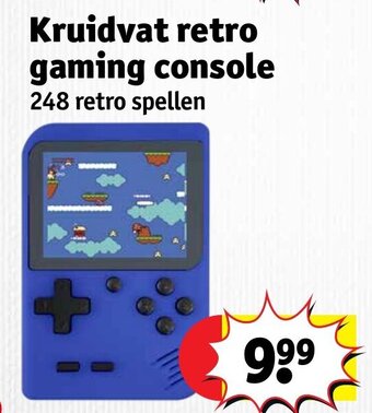 Kruidvat retro gaming console aanbieding