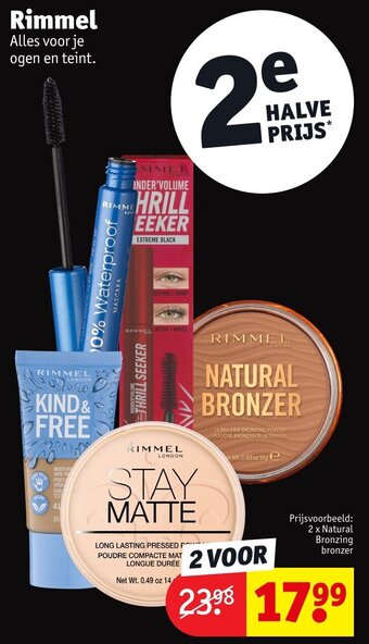 Kruidvat Rimmel aanbieding
