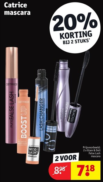 Kruidvat Catrice mascara aanbieding