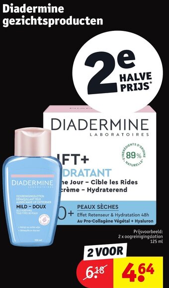 Kruidvat Diadermine gezichtsproducten aanbieding