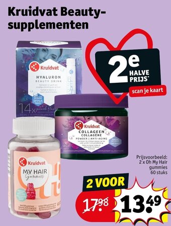 Kruidvat Kruidvat Beauty supplementen aanbieding