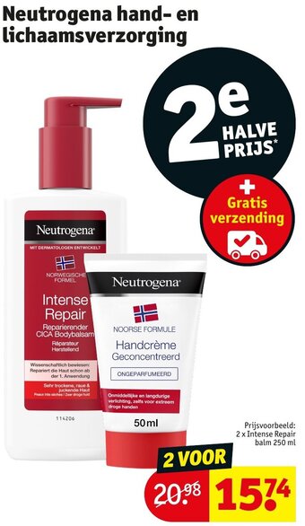 Kruidvat Neutrogena hand en lichaamsverzorging aanbieding