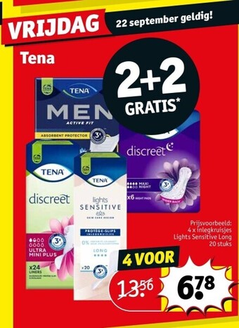 Kruidvat Tena aanbieding