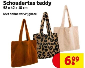 Kruidvat Schoudertas teddy aanbieding