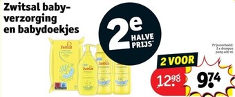 Kruidvat Zwitsal babyverzorging en babydoekjes aanbieding