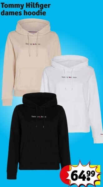 Kruidvat Tommy hilfiger dames hoodie aanbieding