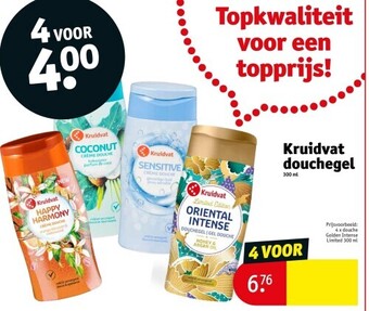 Kruidvat Kruidvat douchegel aanbieding