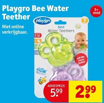 Playgro bee water teether