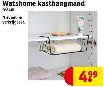 Kruidvat Watshome kasthangmand aanbieding