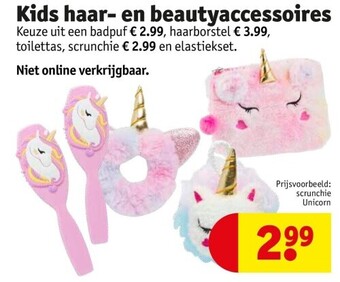 Kruidvat Kids haar- en beautyaccessoires aanbieding