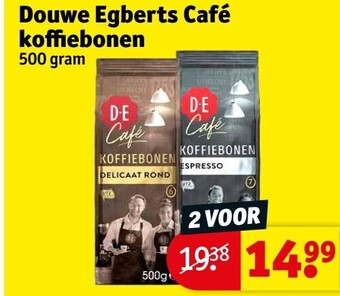 Kruidvat Douwe egberts café koffiebonen aanbieding