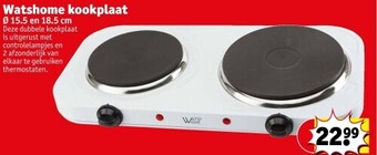 Kruidvat Watshome kookplaat aanbieding