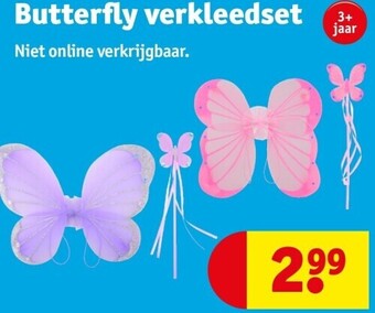 Kruidvat Butterfly verkleedset aanbieding
