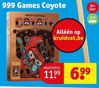 Kruidvat 999 games coyote aanbieding