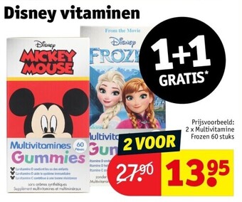 Kruidvat Disney vitaminen aanbieding
