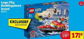 Lego city reddingsboot brand