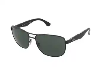 Bol.com Ray-ban rb3533 002/71 - zonnebril - zwart-transparant / groen klassiek - 57mm aanbieding