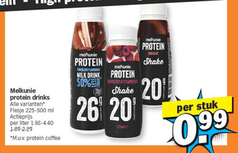 Albert Heijn Melkunie protein drinks aanbieding