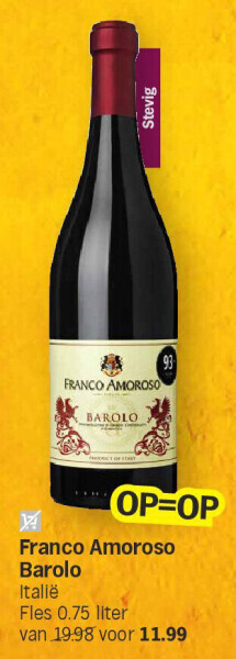 Albert Heijn Franco amoroso barolo aanbieding