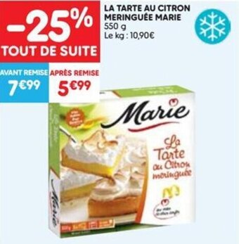 LA TARTE AU CITRON MERINGUÉE MARIE 550 g
