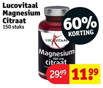Kruidvat Lucovitaal Magnesium Citraat aanbieding