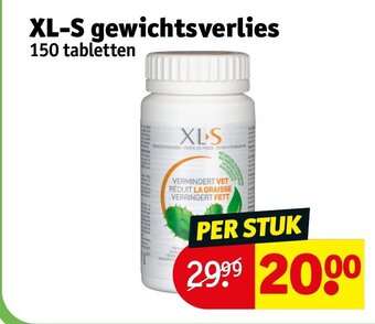 Kruidvat XL-S gewichtsverlies aanbieding