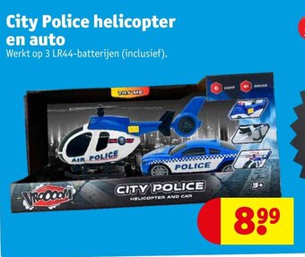 Kruidvat City Police helicopter en auto aanbieding