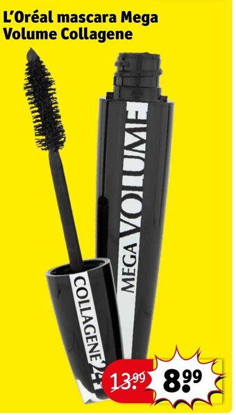 Kruidvat L'Oréal mascara Mega Volume Collagene aanbieding
