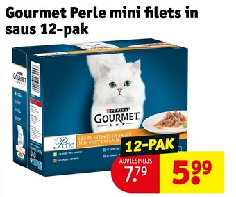 Kruidvat Gourmet Perle mini filets in saus 12-pak aanbieding