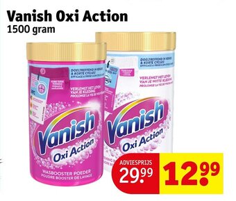 Kruidvat Vanish Oxi Action aanbieding