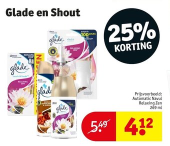 Kruidvat Glade en Shout aanbieding
