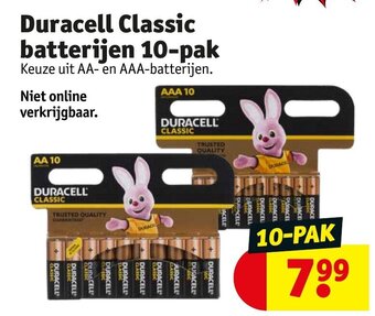 Kruidvat Duracell Classic batterijen 10-pak aanbieding