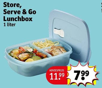 Kruidvat Store, Serve & Go Lunchbox aanbieding