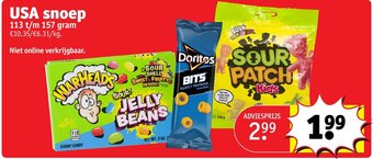 Kruidvat USA snoep aanbieding