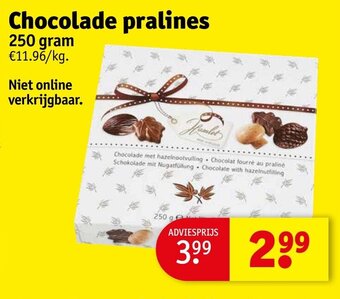 Kruidvat Chocolade pralines 250 gram aanbieding
