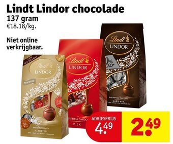 Lindt Lindor chocolade