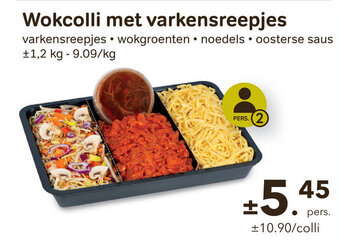 Bon Ap Wokcolli met varkensreepjes aanbieding