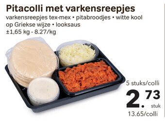 Bon Ap Pitacolli met varkensreepjes aanbieding