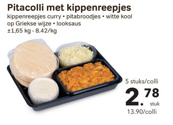 Bon Ap Pitacolli met kippenreepjes aanbieding