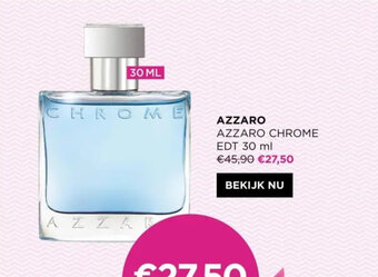 ICI PARIS XL AZZARO CHROME 30 ml aanbieding