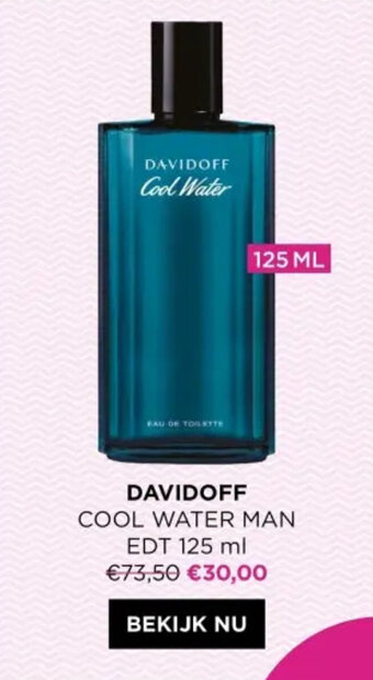 ICI PARIS XL DAVIDOFF COOL WATER MAN 125 ml aanbieding