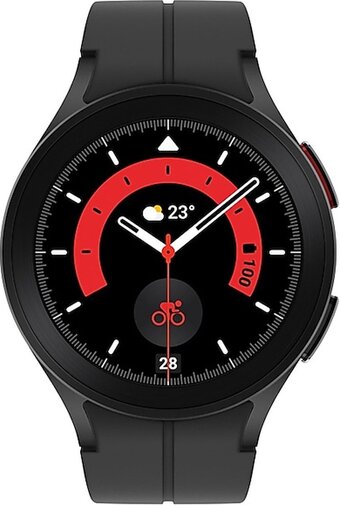 Bol.com Samsung galaxy watch5 pro - lte/5g - smartwatch heren en dames - 45 mm - black aanbieding