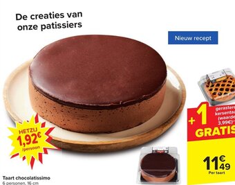 Carrefour Market Taart chocolatissimo aanbieding