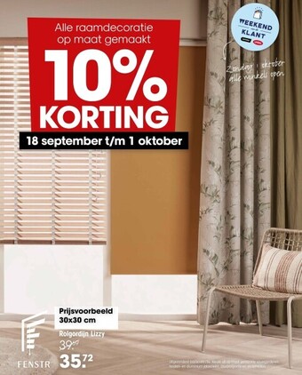 Kwantum Rolgordijn lizzy aanbieding