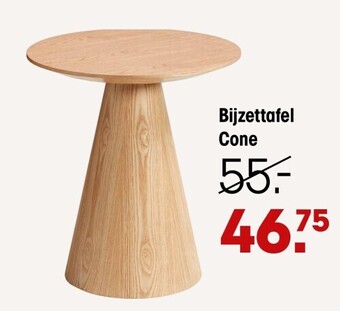 Kwantum Bijzettafel cone aanbieding