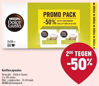 Delhaize Koffiecapsules aanbieding