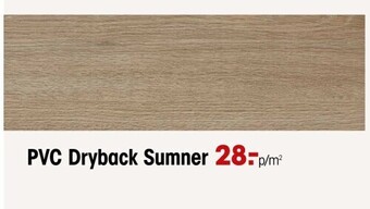 Kwantum Pvc dryback sumner aanbieding