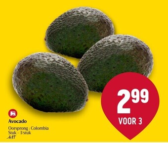 Delhaize Avocado aanbieding
