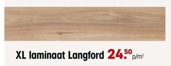 Kwantum Xl laminaat langford aanbieding